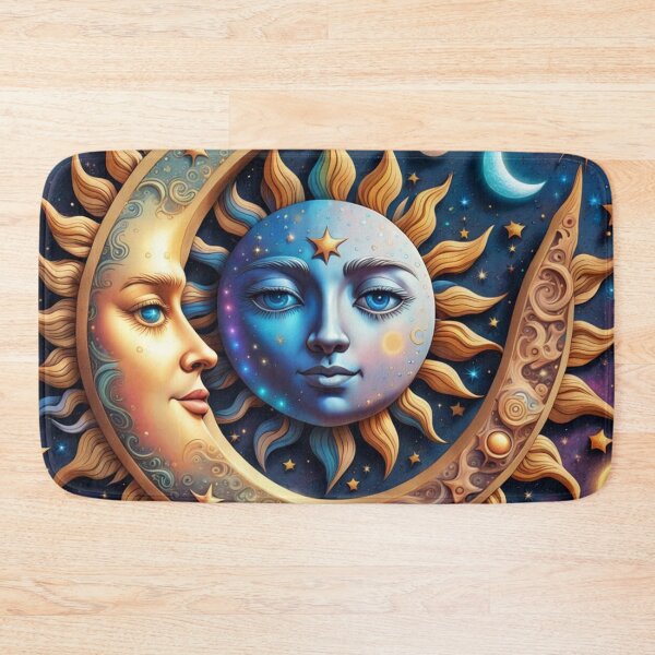 Item preview, Moon and Sun Starry Pattern designed and sold by Simplybe1.