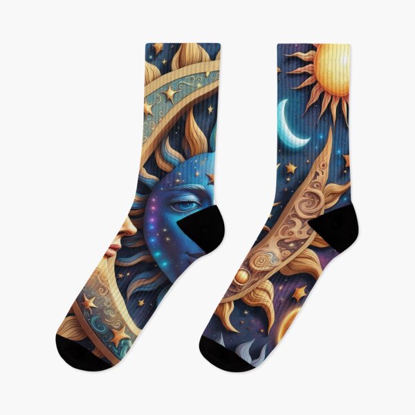Item preview, Moon and Sun Starry Pattern designed and sold by Simplybe1.