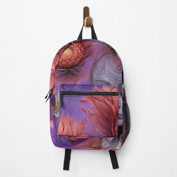 Item preview, Floral Zombie Girl - Surrealist Portrait designed and sold by MadnessEnvelope.