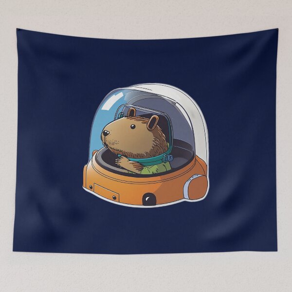 Item preview, Capybara Exploring The Final Frontier designed and sold by RandomForestBot.