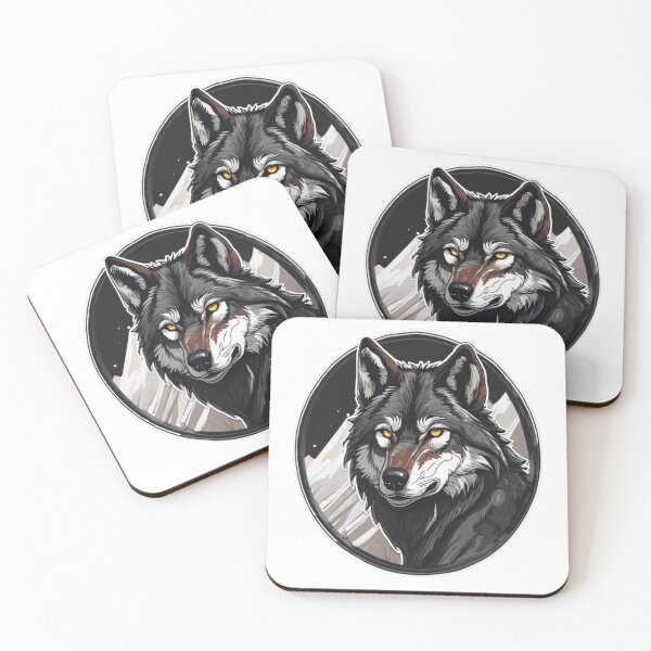 Item preview, black wolf designed and sold by Catfighter.