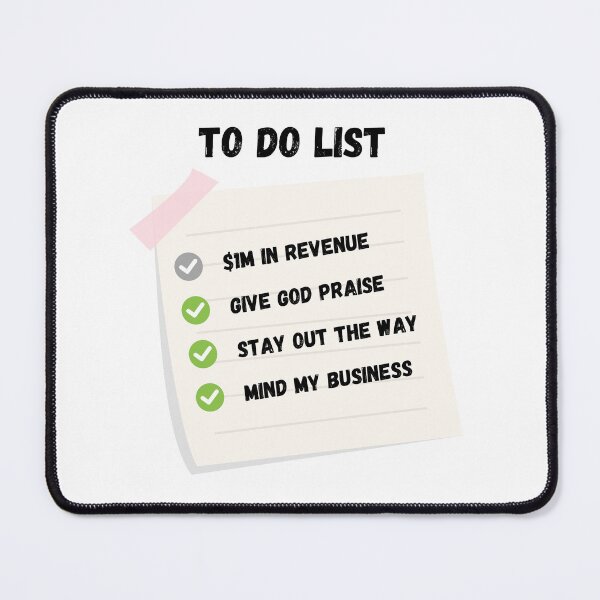 Item preview, Mindful Hustle: The To-Do List of Success designed and sold by IThinkNow.