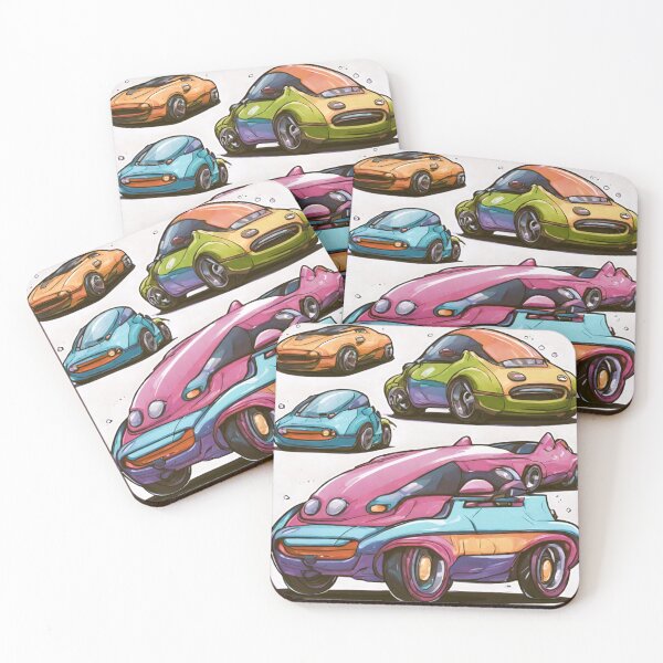 Item preview, comic strip car, multi color comic strip sport designed and sold by janjacbu.