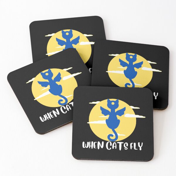 Item preview, funny when cats fly designed and sold by Thespacerocket.