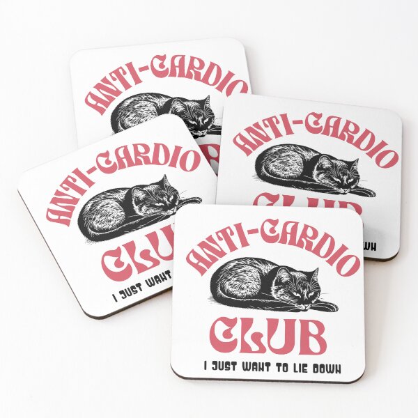 Item preview, Anti-Cardio Club Cat  designed and sold by retrorascal.