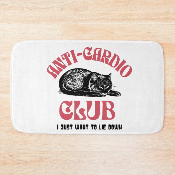 Item preview, Anti-Cardio Club Cat  designed and sold by retrorascal.