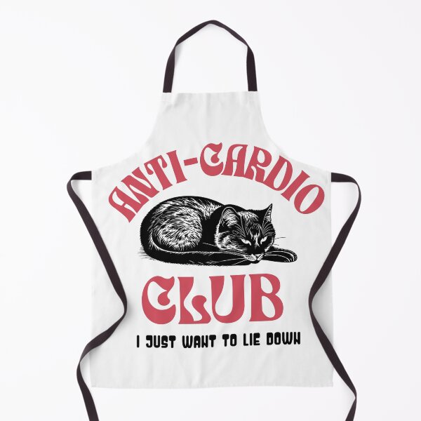 Item preview, Anti-Cardio Club Cat designed and sold by retrorascal.