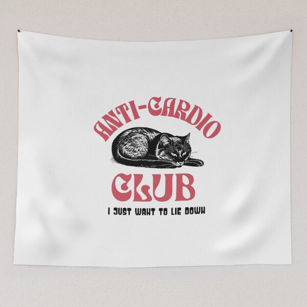 Item preview, Anti-Cardio Club Cat  designed and sold by retrorascal.