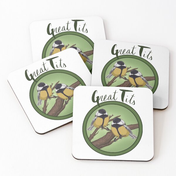 Item preview, Great tits designed and sold by vintagejudy.
