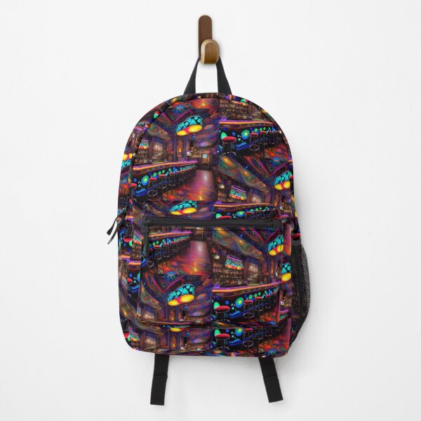 Item preview, Midnight Trippy Bikers Tavern designed and sold by TheDarkWardrobe.