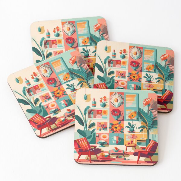Item preview,  Retro style living room design, Classic Interior, Vintage Style, Retro Furniture, Room Interior designed and sold by thecrazyones.
