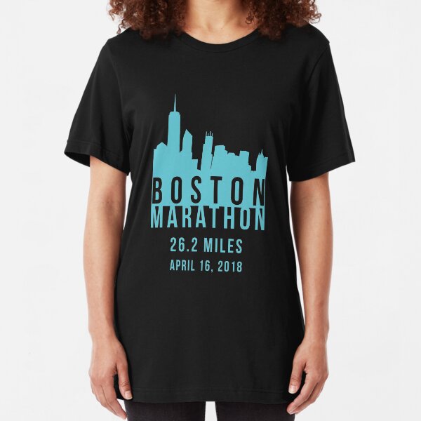 Boston Marathon 2018 Slim Fit T-Shirt
