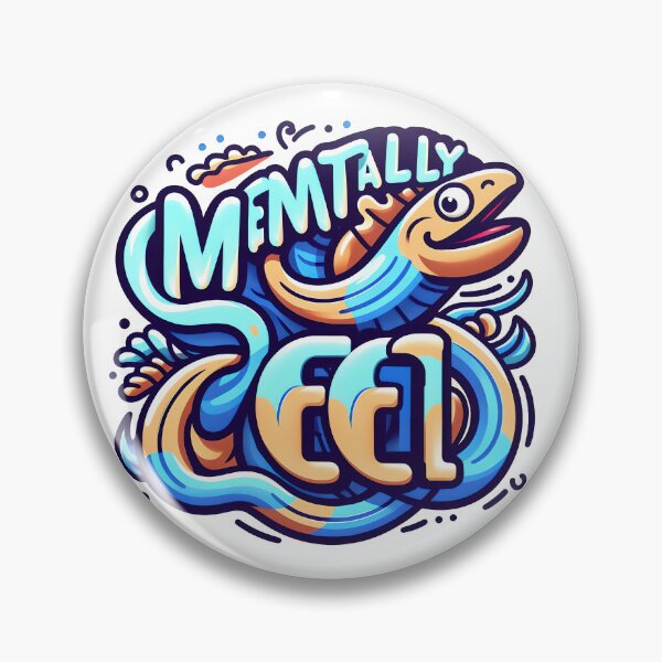 Item preview, Mentally Eel, typography designed and sold by maxmaj.