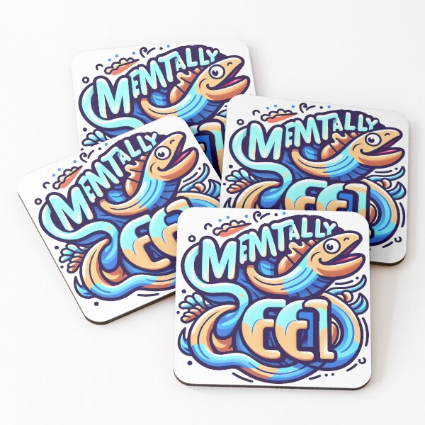 Item preview, Mentally Eel, typography designed and sold by maxmaj.