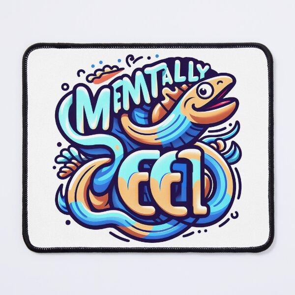 Item preview, Mentally Eel, typography designed and sold by maxmaj.