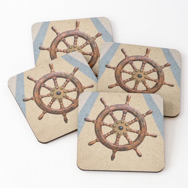 Item preview, Pirate Wheel Retro Design designed and sold by simplestic.
