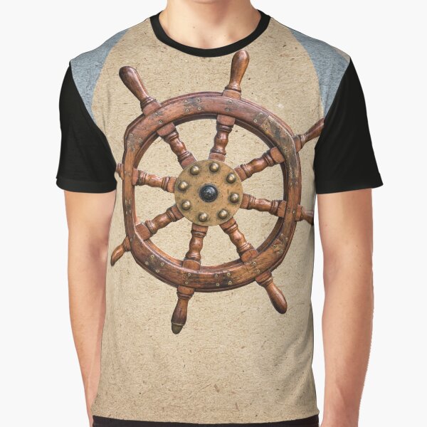 Item preview, Pirate Wheel Retro Design designed and sold by simplestic.