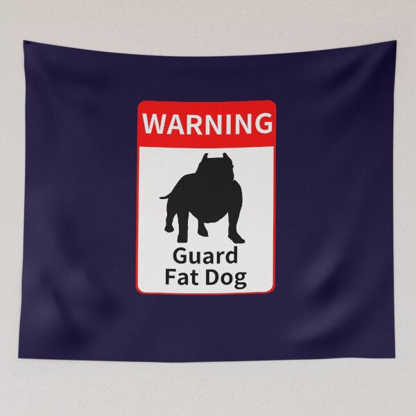 Item preview, " Warning: Chubby Guardian T-Shirt. " designed and sold by Wabi-SabiStudio.