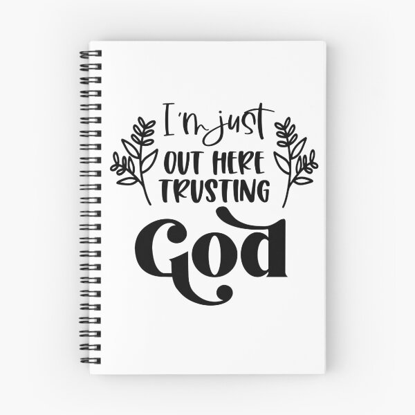 Item preview, I’m just out here trusting God designed and sold by Handdrawnbyzoe.