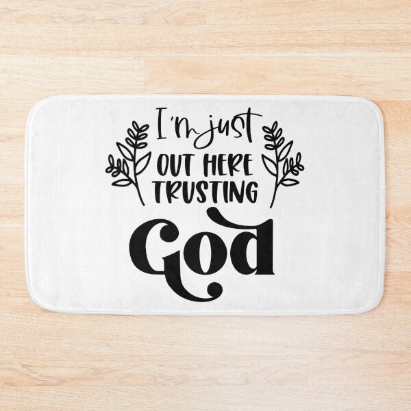 Item preview, I’m just out here trusting God designed and sold by Handdrawnbyzoe.