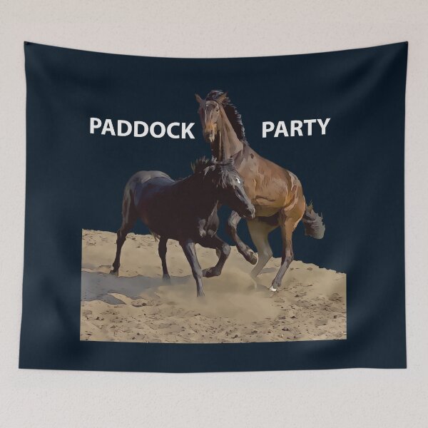 Item preview, Paddock Party - Funny Horse designed and sold by Lakeric Cityscapes.