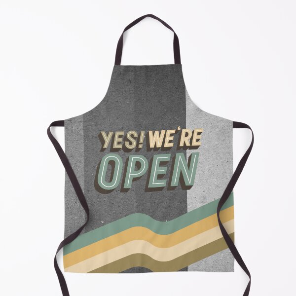 Item preview, Yes we're open Retro Design designed and sold by simplestic.