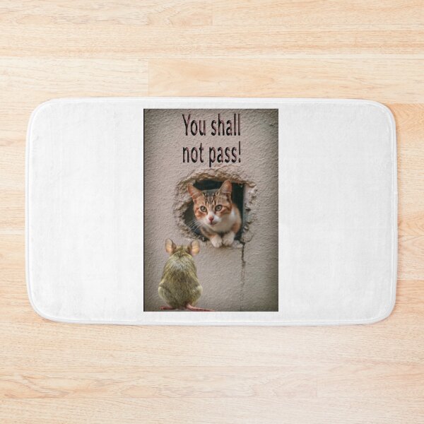 Item preview, You shall not pass Cat and Mouse designed and sold by Visual Arts Sławomir Grzanek.