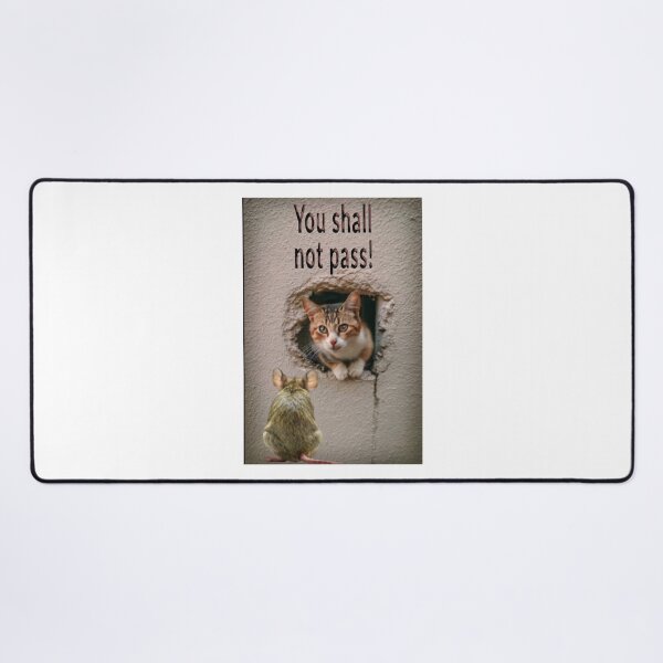 Item preview, You shall not pass Cat and Mouse designed and sold by Visual Arts Sławomir Grzanek.