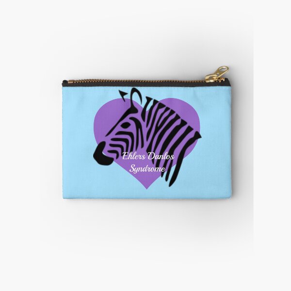 Item preview, Ehlers Danlos Syndrome Awareness - Purple Heart Zebra designed and sold by MysticalCrazy.