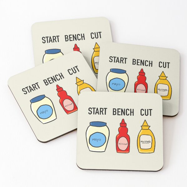 Item preview, Start,Bench, Cut: Condiments Edition designed and sold by J0B017.