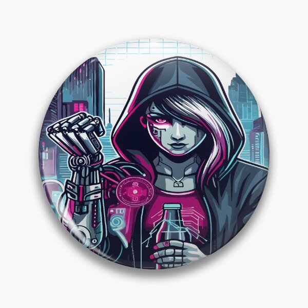 Item preview, Anime Girl Futuristic Desk Mat Aesthetic designed and sold by KitonicTees.