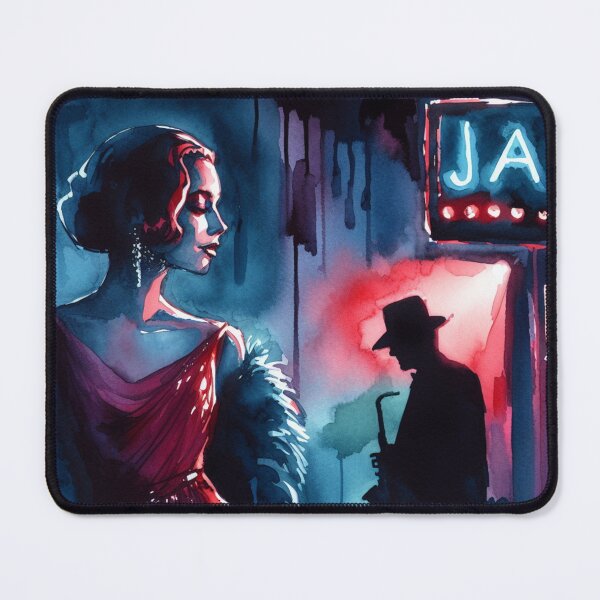 Item preview, Neo Noir Vintage The Mystique Woman's Jazz [Watercolor] designed and sold by RESToRAPTOR.