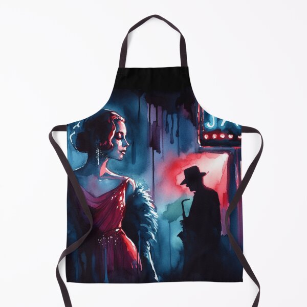 Item preview, Neo Noir Vintage The Mystique Woman's Jazz [Watercolor] designed and sold by RESToRAPTOR.