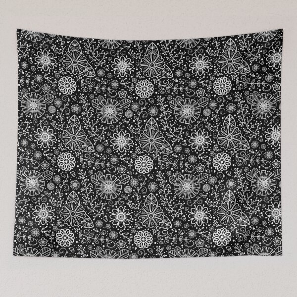Item preview, Florals on Black designed and sold by lisanganart.