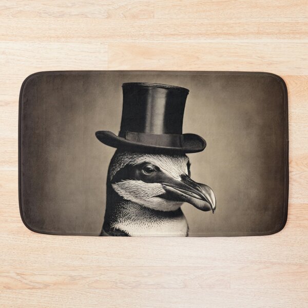 Item preview, Penguin Portrait Victorian Artistic Gift Fashion Animal  designed and sold by popanato.
