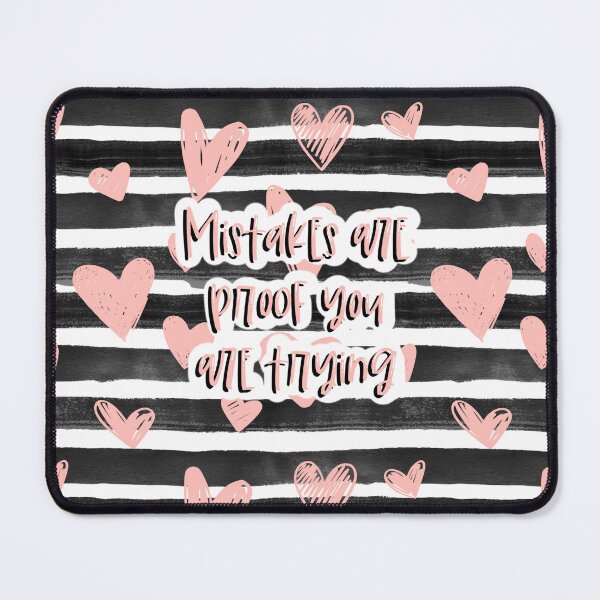 Item preview, Mistakes are proof you are trying  designed and sold by Handdrawnbyzoe.