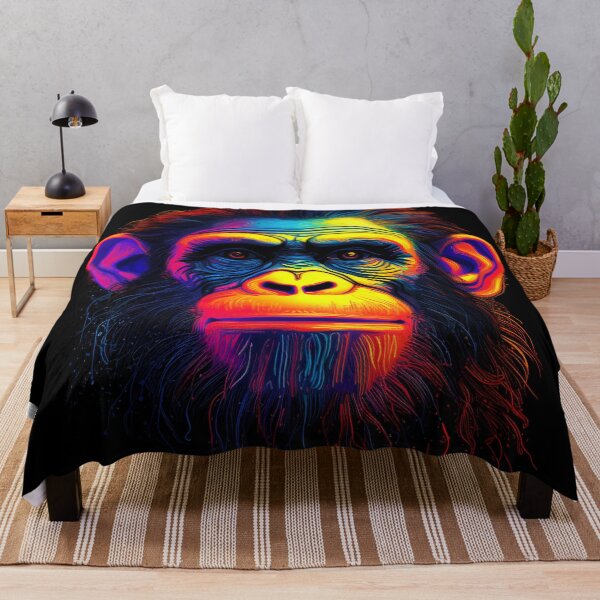 Item preview, Apes Together Strong Neon Pop Art 3 designed and sold by AstroRisq.