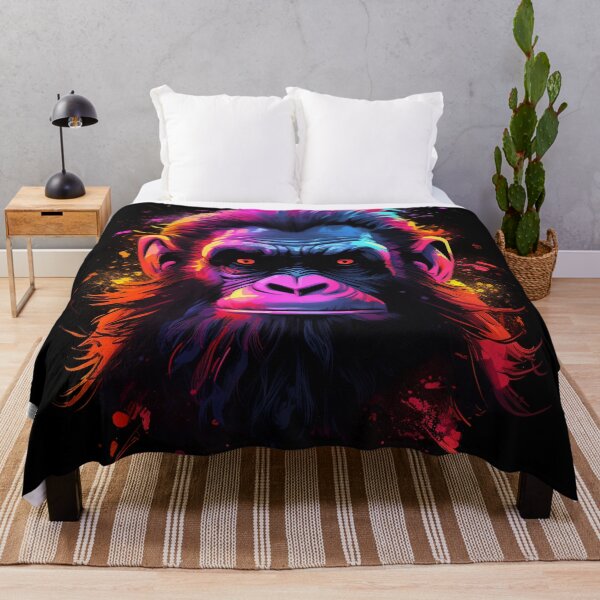 Item preview, Apes Together Strong Neon Pop Art 4 designed and sold by AstroRisq.