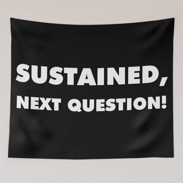 Item preview, Sustained, Next Question designed and sold by johnta17.