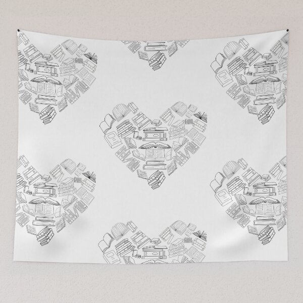 Item preview, Heart of Books  designed and sold by Seedcap7.