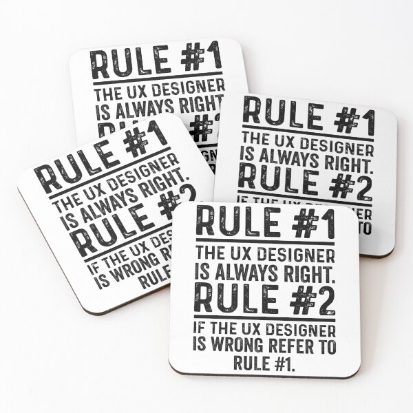 Item preview, Rule No 1 UX Designer Funny designed and sold by kamrankhan.