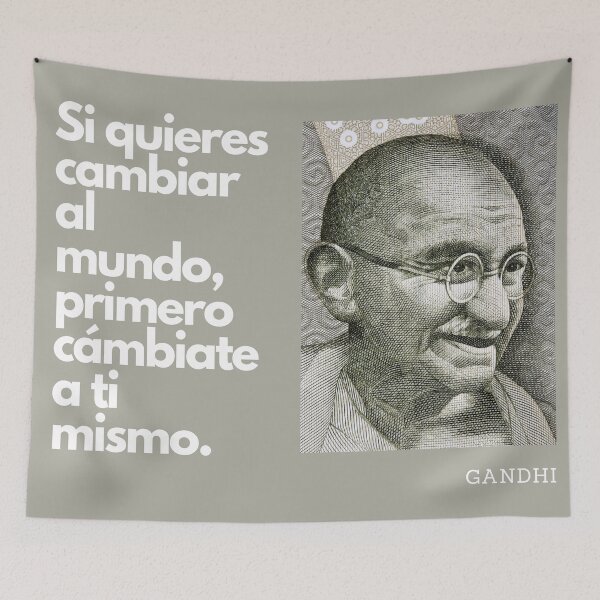 Item preview, Gandhi en español designed and sold by CarlosBerry.