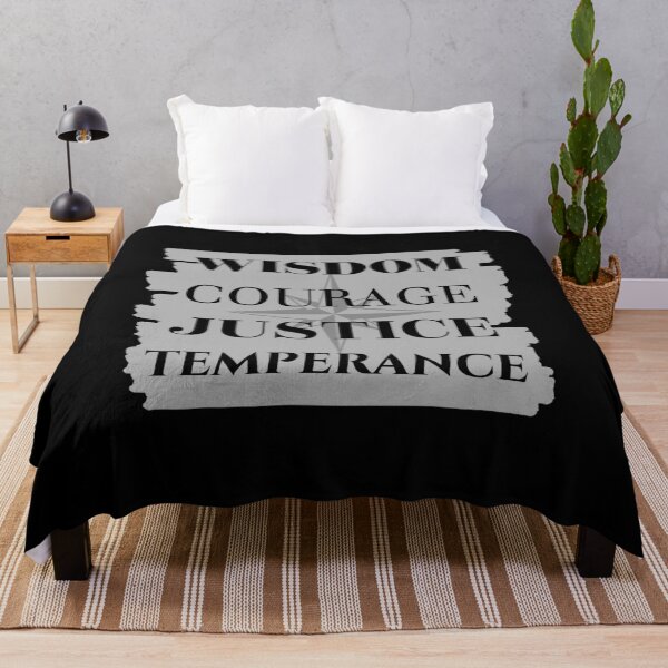 Item preview, Stoic Virtues Gray | Based Philosophy | Stoicism designed and sold by StoicStreet.