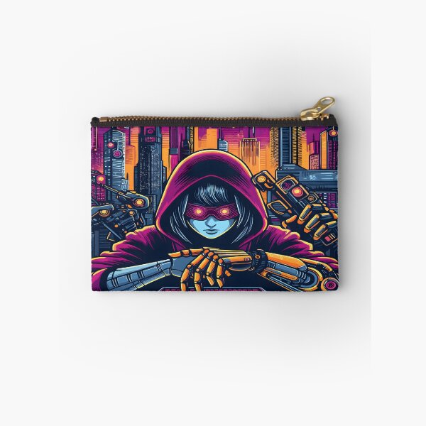 Item preview, Anime Girl Desk Mat Hacker Girl Aesthetic designed and sold by KitonicTees.