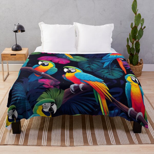 Item preview, Gathering of Exotic Birds Parrots designed and sold by TheDarkWardrobe.