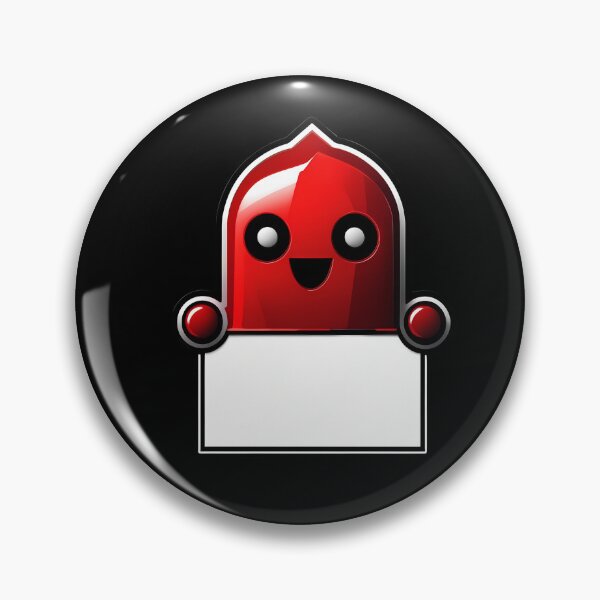 Item preview, Red Mechanical Ghost: The Digital Smile Maker designed and sold by Artedig.