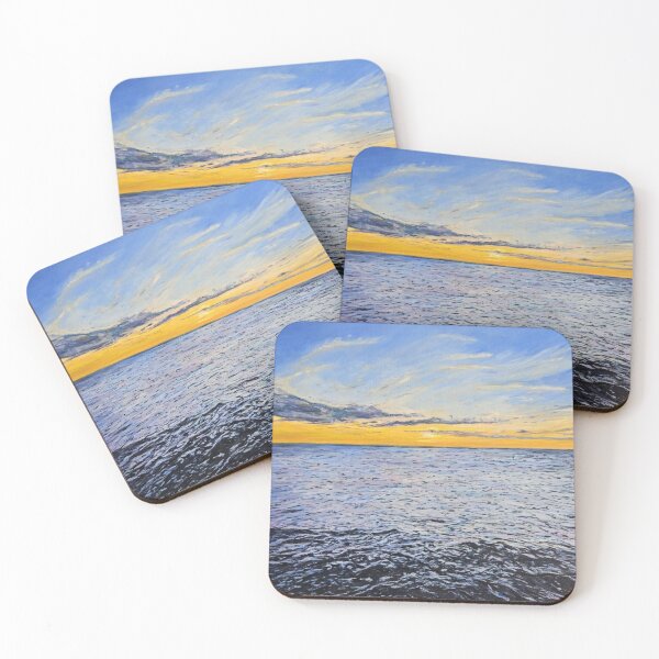 Item preview, Golden Hour Seascape designed and sold by ChristineDavisArt.