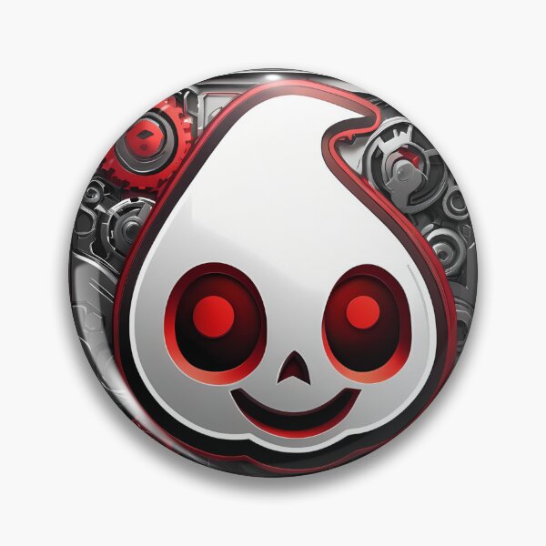 Item preview, Fun Art in Spotlight: Red Mechanical Ghost in Spotlight designed and sold by Artedig.