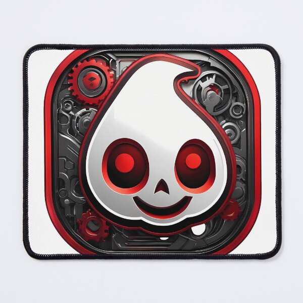 Item preview, Fun Art in Spotlight: Red Mechanical Ghost in Spotlight designed and sold by Artedig.