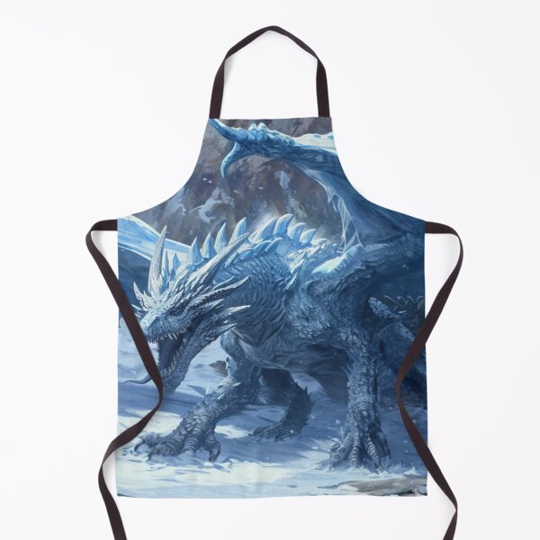 Artikelvorschau, Eisblauer Winterdrache entworfen und verkauft von AbsudlyEpicAI.